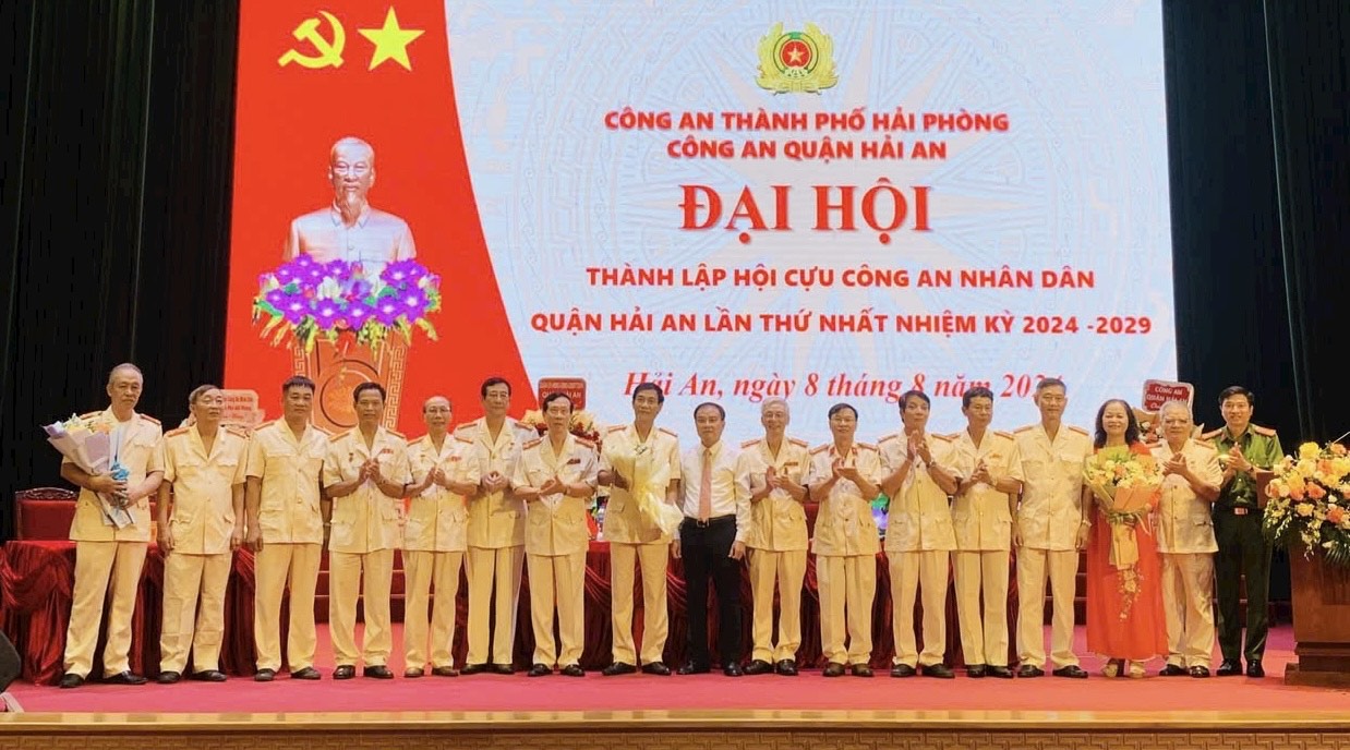 Thành lập Hội cựu CAND quận Hải An nhiệm kỳ 2024 -2029